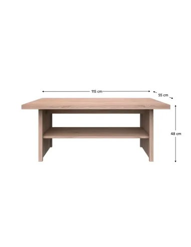 Măsuță de cafea TOPTY TIP 26, living, 115x55x48 cm, PAL melaminat | MobilaOK
