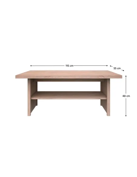 Măsuță de cafea TOPTY TIP 26, living, 115x55x48 cm, PAL melaminat | MobilaOK