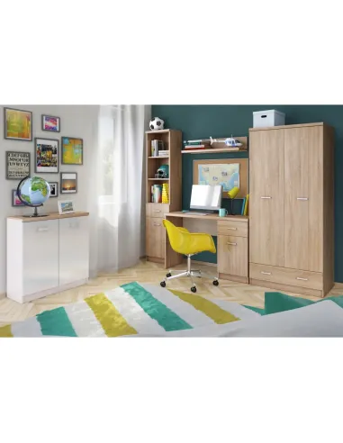Dulap TIP 33, dormitor/hol/living, 40x33x183 cm, PAL melaminat | MobilaOK