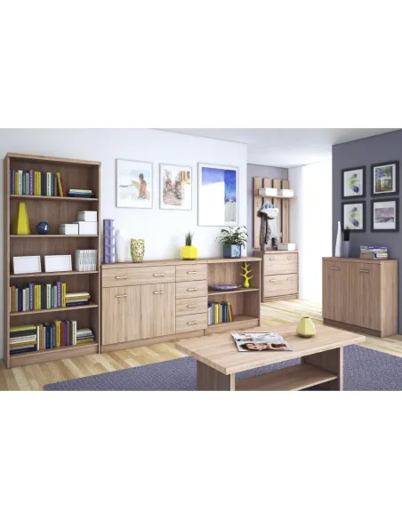 Dulap TOPTY TIP 27 living/dormitor/hol 80x33x183 cm PAL melaminat | MobilaOK
