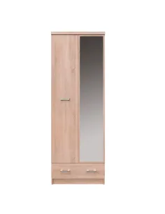 Dulap TOPTY, dormitor, 60x33x183 cm, PAL melaminat | MobilaOK