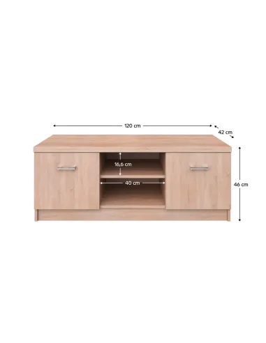 Comodă TOPTY TIP 35 living 120x42x46 cm PAL melaminat | MobilaOK