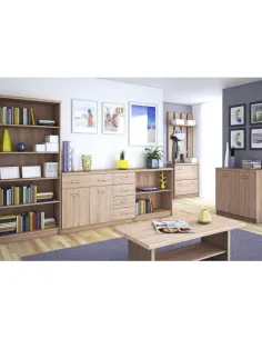 Cuier TOPTY TIP 29, pentru hol/dormitor, 80x23x100 cm, PAL melaminat stejar Sonoma | MobilaOK 2