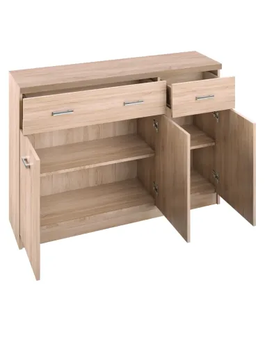 Comodă TOPTY, living/dormitor/birou, 120x33x85 cm, PAL melaminat | MobilaOK