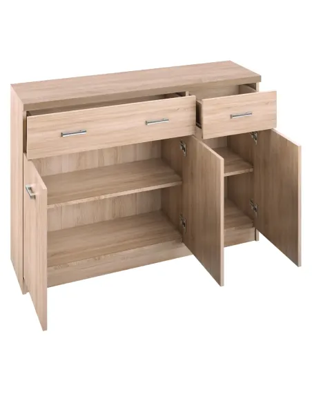 Comodă TOPTY, living/dormitor/birou, 120x33x85 cm, PAL melaminat | MobilaOK