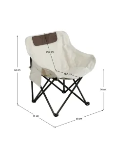 Scaun Camping URAO, Exterior, 58x51x66 cm, Tesatura/Metal | MobilaOK 2