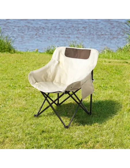 Scaun Camping URAO, Exterior, 58x51x66 cm, Tesatura/Metal | MobilaOK