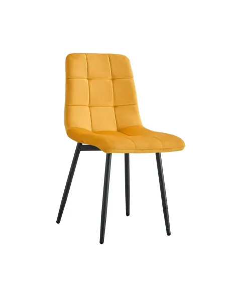 Scaun RAMITA TIP 3 pentru living/birou, 44.5x56.5x86 cm, Velvet, structură metalică | MobilaOK