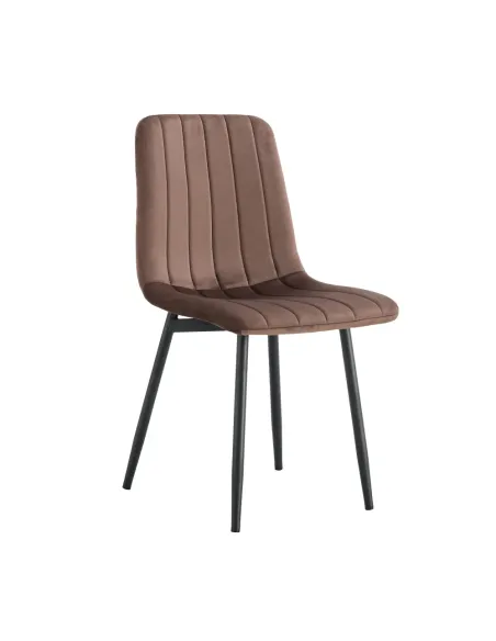 Scaun RAMITA, living/birou/dining, 44.5x56.5x86 cm, Velvet, structură metalică | MobilaOK