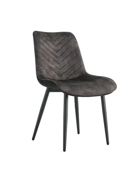 Scaun Dining ZAINA, sufragerie, 50x63.5x84 cm, catifea și metal | MobilaOK