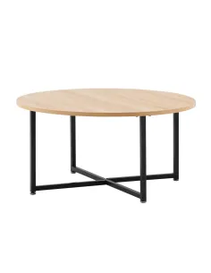 Măsuță de cafea SAFRON living, 80x40 cm, MDF laminat / metal | MobilaOK