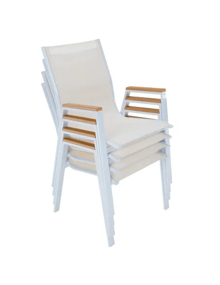 Scaun BONTO, gradina/terasa, 61x56x90 cm, otel si polywood | MobilaOK