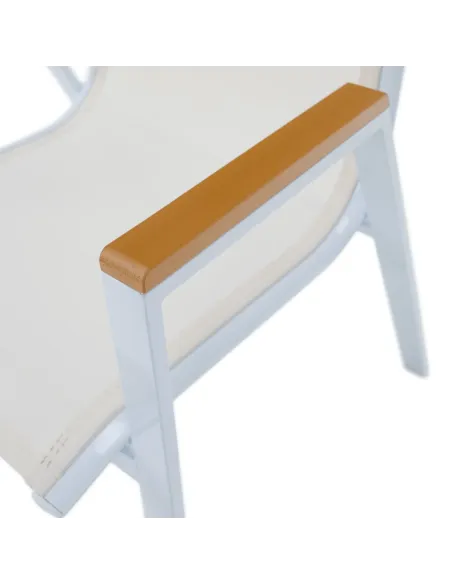 Scaun BONTO, gradina/terasa, 61x56x90 cm, otel si polywood | MobilaOK