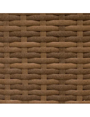 Set de Grădină MADUL, terasă/balcon, 229x174x85 cm, ratan sintetic, metal, sticlă | MobilaOK
