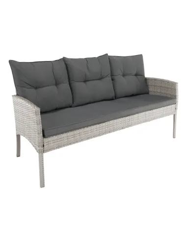 Set Grădină LALEN, terasă/balcon, 161x55x77/86 cm, ratan sintetic | MobilaOK