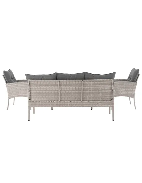 Set Grădină LALEN, terasă/balcon, 161x55x77/86 cm, ratan sintetic | MobilaOK