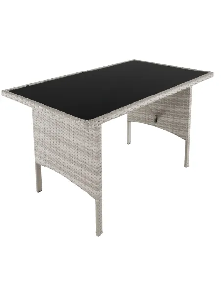 Set Grădină LALEN, terasă/balcon, 161x55x77/86 cm, ratan sintetic | MobilaOK
