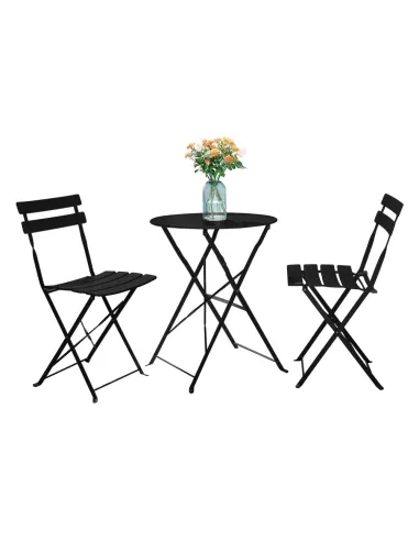 Set Grădină OBAX, terasă/balcon, 59.5x59.5x71 cm, oțel | MobilaOK
