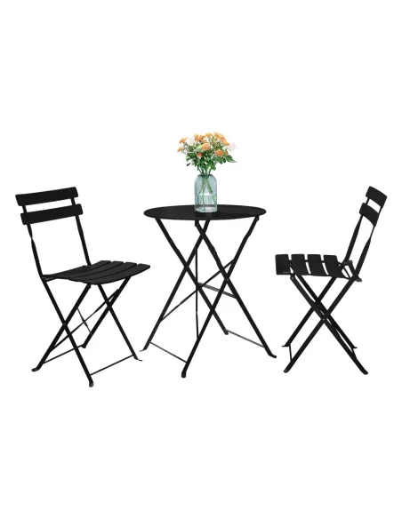 Set Grădină OBAX, terasă/balcon, 59.5x59.5x71 cm, oțel | MobilaOK