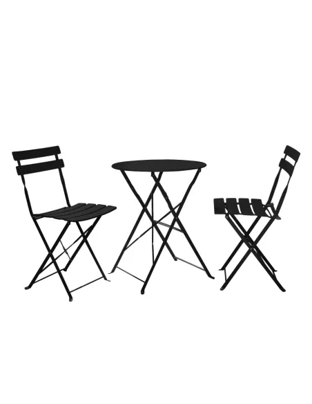 Set Grădină OBAX, terasă/balcon, 59.5x59.5x71 cm, oțel | MobilaOK