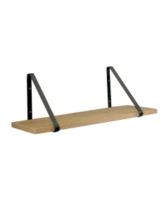 Raft suspendat, SAGIRA, living/dormitor/birou, 60x20x1.8 cm, MDF laminat și metal | MobilaOK