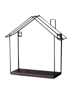 Raft suspendat, KASITA, bucătărie baie hol, 28x8x28 cm, MDF laminat și metal | MobilaOK