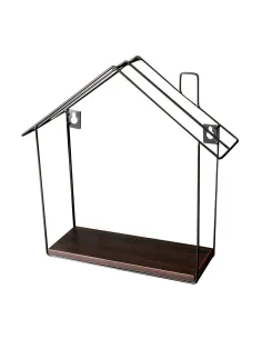 Raft suspendat, KASITA, bucătărie baie hol, 28x8x28 cm, MDF laminat și metal | MobilaOK 2