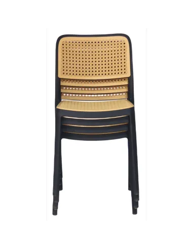 Scaun RAVID, stivuibil, interior/exterior, 47x55x81.5 cm, plastic | MobilaOK