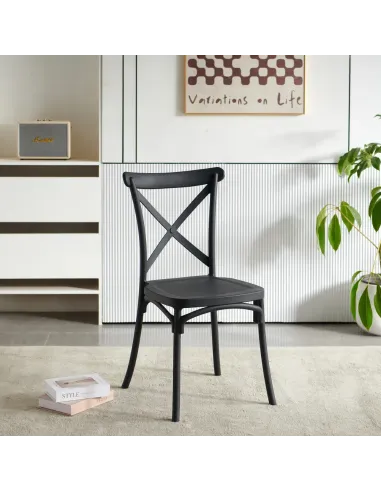 Scaun pliabil SAVITA pentru terasă, grădină, interior, 50x47x90 cm, Plastic | MobilaOK