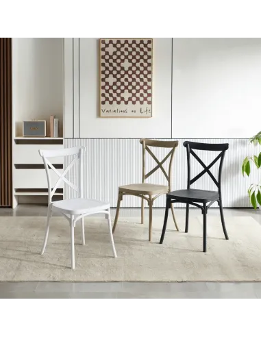 Scaun pliabil SAVITA pentru terasă, grădină, interior, 50x47x90 cm, Plastic | MobilaOK