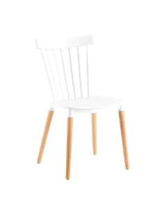 Scaun Dining ZOSIMA, dining, 54x44x83 cm, plastic si lemn fag | MobilaOK