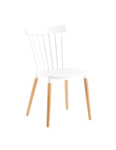 Scaun Dining ZOSIMA, dining, 54x44x83 cm, plastic si lemn fag | MobilaOK