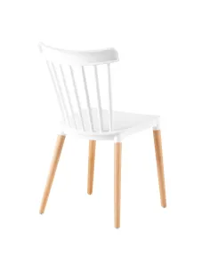 Scaun Dining ZOSIMA, dining, 54x44x83 cm, plastic si lemn fag | MobilaOK 2