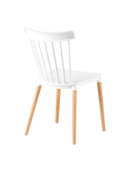Scaun Dining ZOSIMA, dining, 54x44x83 cm, plastic si lemn fag | MobilaOK