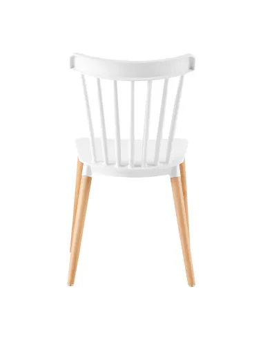 Scaun Dining ZOSIMA, dining, 54x44x83 cm, plastic si lemn fag | MobilaOK