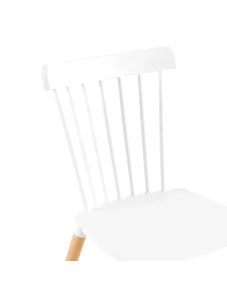 Scaun Dining ZOSIMA, dining, 54x44x83 cm, plastic si lemn fag | MobilaOK