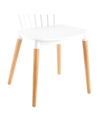 Scaun Dining ZOSIMA, dining, 54x44x83 cm, plastic si lemn fag | MobilaOK