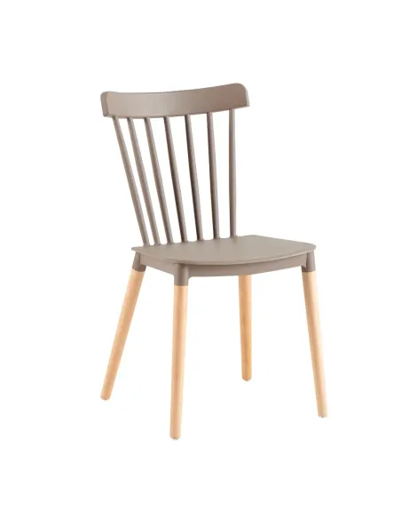 Scaun Dining ZOSIMA pentru bucătărie/dining, 54x44x83 cm, PAL și lemn masiv de fag | MobilaOK