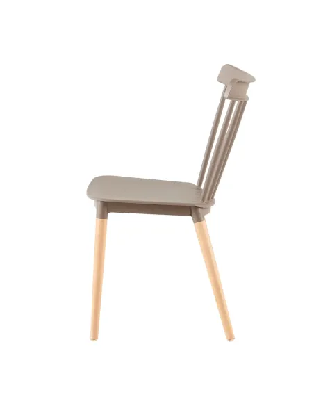 Scaun Dining ZOSIMA pentru bucătărie/dining, 54x44x83 cm, PAL și lemn masiv de fag | MobilaOK