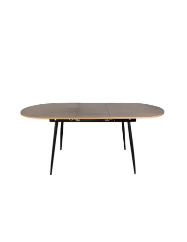 Masă Dining TAMERON, extensibilă living/dining, 150-190x75 cm, PAL stejar, cadru metal | MobilaOK