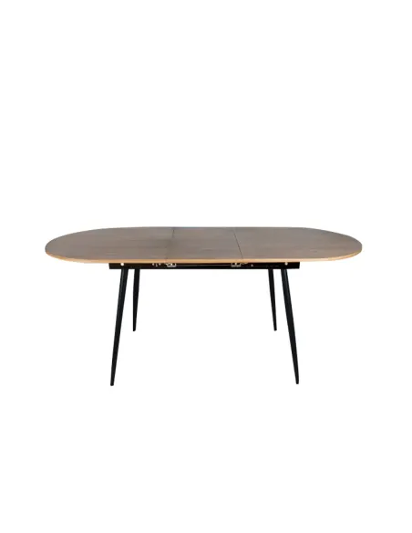 Masă Dining TAMERON, extensibilă living/dining, 150-190x75 cm, PAL stejar, cadru metal | MobilaOK