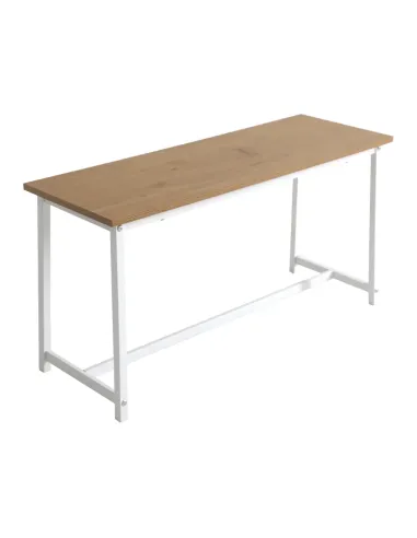 Set Dining ZAFAR, living/bucătărie, 120x60x75 cm, MDF laminat/metal | MobilaOK
