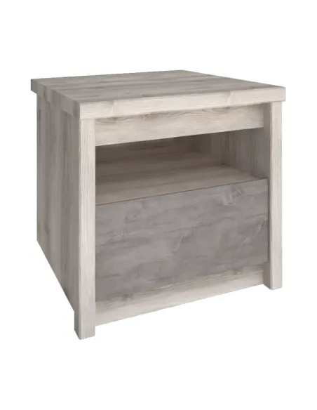 Noptieră JESI, dormitor, 46.6x45x40.3 cm, PAL melaminat | MobilaOK