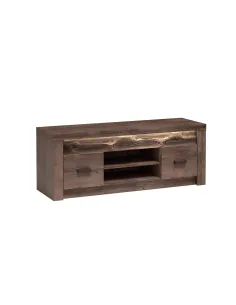 Comodă TV INFINITY I-09, living, 137x53x42 cm, PAL melaminat frasin închis | MobilaOK