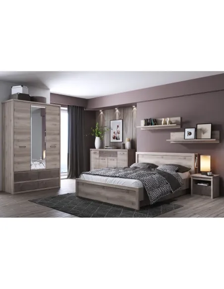 Noptieră JESI, dormitor, 46.6x45x40.3 cm, PAL melaminat | MobilaOK