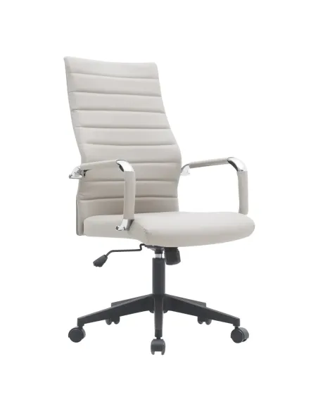 Scaun de birou KONDELA, birou, 55x62.5x103-113 cm, Piele ecologică | MobilaOK