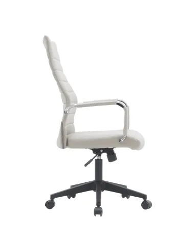 Scaun de birou KONDELA, birou, 55x62.5x103-113 cm, Piele ecologică | MobilaOK
