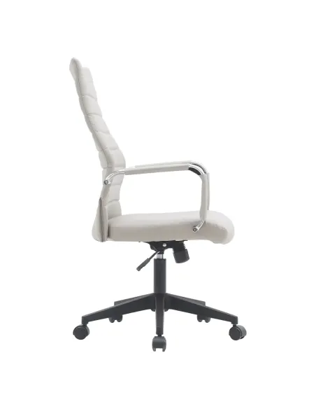 Scaun de birou KONDELA, birou, 55x62.5x103-113 cm, Piele ecologică | MobilaOK