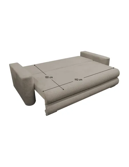 Canapea extensibilă ROSELYN, living, 235x109x88 cm, țesătură Poso 03 | MobilaOK