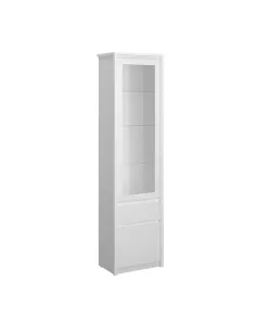 Vitrină ERODIN, living/dormitor/hol, 55.6x36.2x210.6 cm, PAL melaminat | MobilaOK